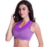 Women Sport Gym Yoga Workout Bra Running Padded Fitness Tops Vest Hot BK L - LEGGINGS 'N' THINGS