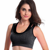 Women Sport Gym Yoga Workout Bra Running Padded Fitness Tops Vest Hot BK L - LEGGINGS 'N' THINGS