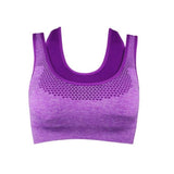 Women Sport Gym Yoga Workout Bra Running Padded Fitness Tops Vest Hot BK L - LEGGINGS 'N' THINGS