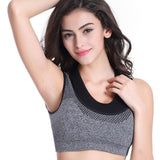 Women Padded Bra Sport Running Yoga Top Fitness Workout Tops Tank Black/L - LEGGINGS 'N' THINGS