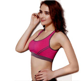 Women Padded Bra Top Athletic Vest Gym Fitness Sports Yoga Stretch WH/S - LEGGINGS 'N' THINGS