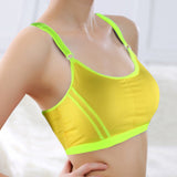 Women Lady Sports Yoga Athletic Solid Wrap Chest Strap Vest Tops Bra BK - LEGGINGS 'N' THINGS