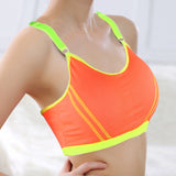 Women Lady Sports Yoga Athletic Solid Wrap Chest Strap Vest Tops Bra BK - LEGGINGS 'N' THINGS