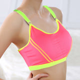 Women Lady Sports Yoga Athletic Solid Wrap Chest Strap Vest Tops Bra BK - LEGGINGS 'N' THINGS