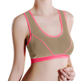 Women Lady Sports Yoga Athletic Solid Wrap Chest Strap Vest Tops Bra BG - LEGGINGS 'N' THINGS