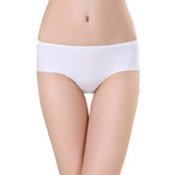 Women lace Panties Seamless Cotton Panty Hollow briefs Underwear White/S - LEGGINGS 'N' THINGS