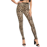 SHEIN Leggings Women Fitness Clothing Multicolor Leopard Print Skinny Leggings Women Fashion Clothes Casual Leggings - LEGGINGS 'N' THINGS