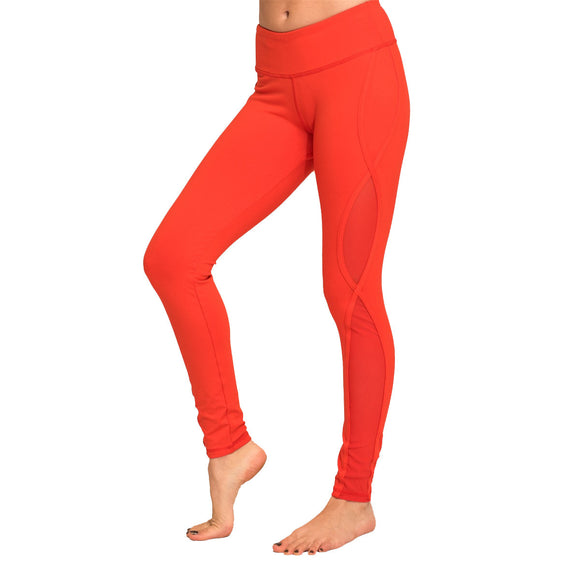 Stylish legging with mesh insert - LEGGINGS 'N' THINGS