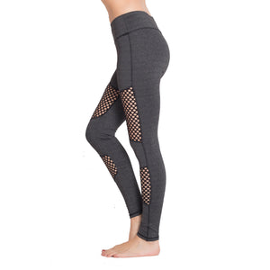 Stylish mesh workout high performance legging. - LEGGINGS 'N' THINGS