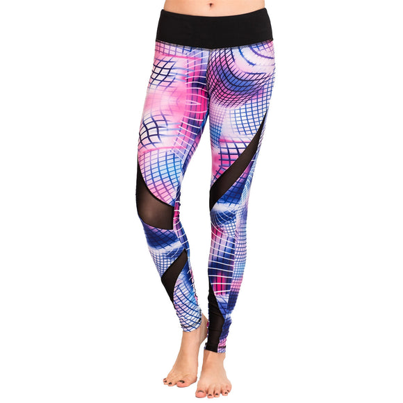 Abstract Printing Yoga Legging - LEGGINGS 'N' THINGS