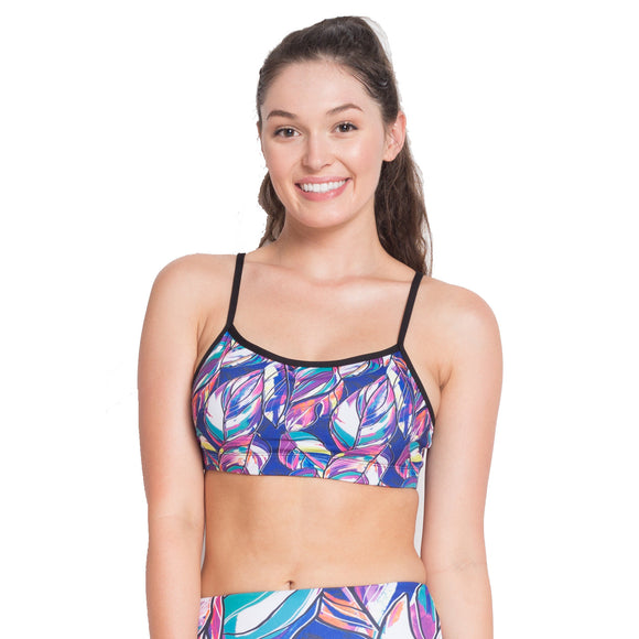 Colorful Printed Sports Bra - LEGGINGS 'N' THINGS