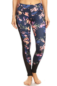 High Quality Printed Legging with Side Pockets - LEGGINGS 'N' THINGS