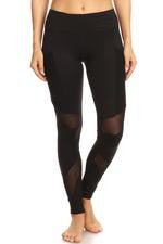 High quality mesh insert legging - LEGGINGS 'N' THINGS